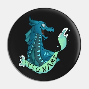 Wings of Fire Sticker Tsunami Pin