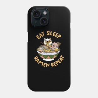 Eat Sleep Ramen Repeat Phone Case