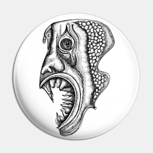 Gorgoneion: A Gorgon Face Pin