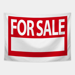 Sign - For Sale Tapestry