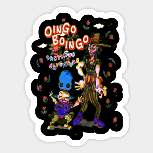 Oingo Boingo Jojo S Bizarre Adventure Manga Oingo Boingo Jojos Bizarre Adventu Sticker Teepublic Drawing jojo characters in oingo boingo style every day. teepublic