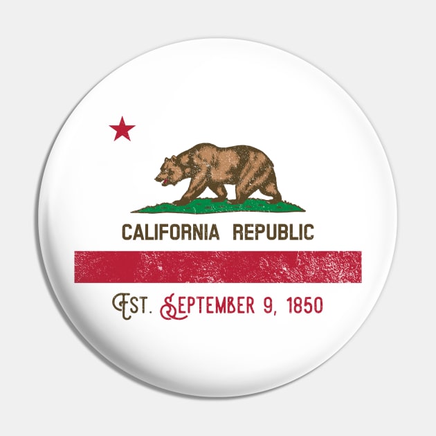 California Republic Pin by Vector Deluxe