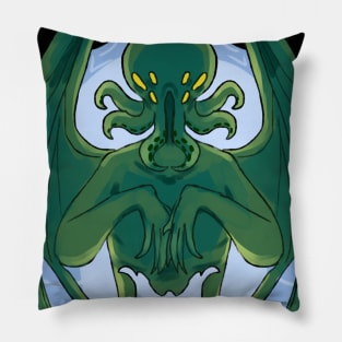 Cthulhu Emerges!!!! Pillow