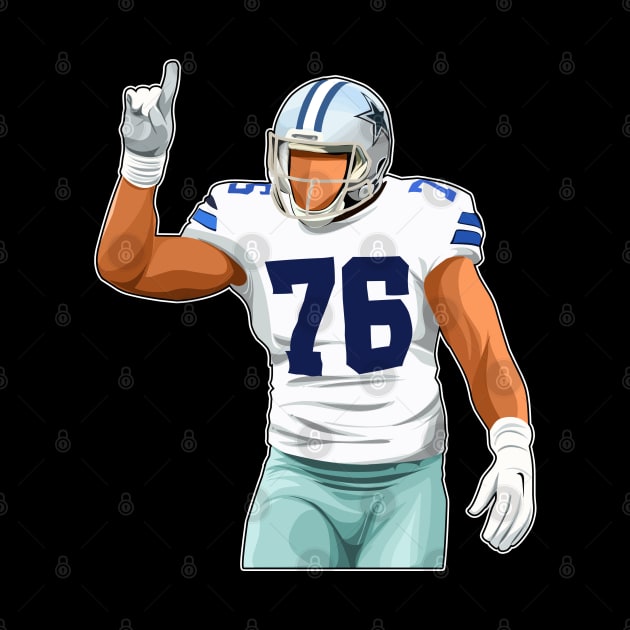 Greg Hardy by 40yards