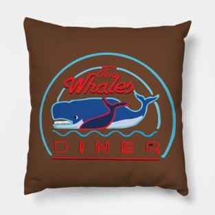 Two Whales Pillow