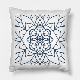 quad boho mandala Pillow