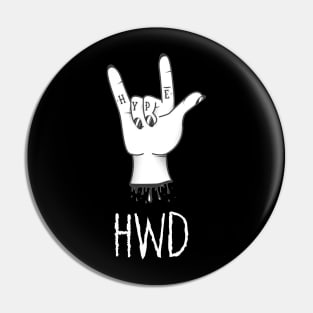 HWD  - Funky Design, Rock and Roll Pin