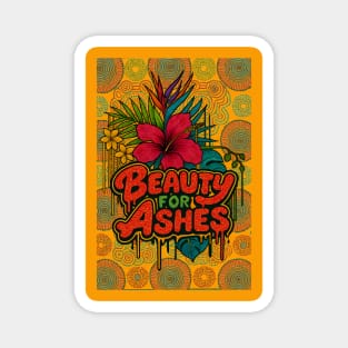 Ankara Beauty for Ashes Magnet