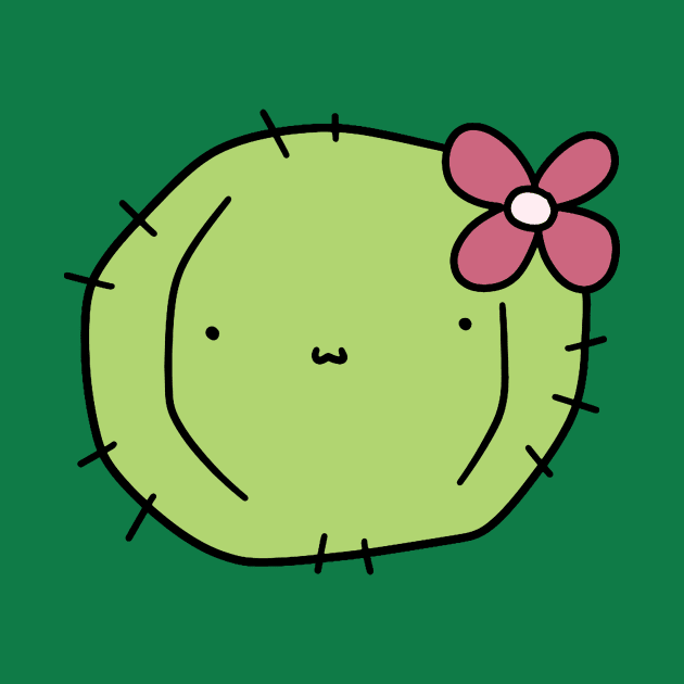 Round Flower Cactus by saradaboru