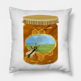 Jar of Honey Pillow