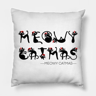 Meowy Catmas - Christmas Pillow