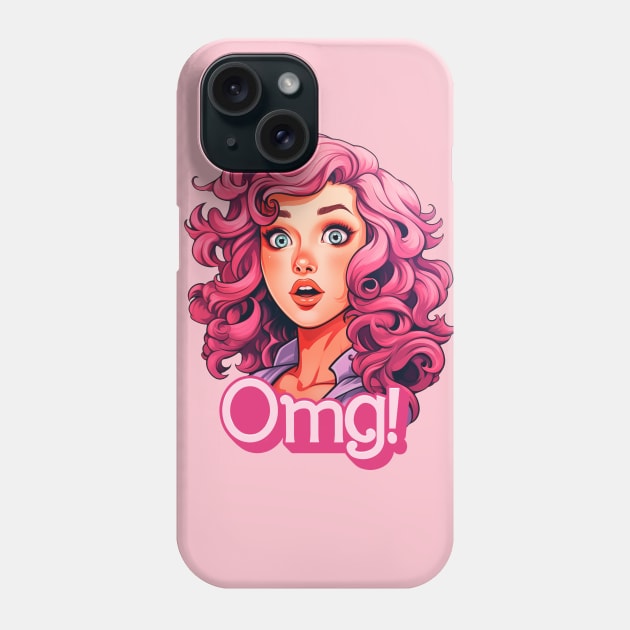 Barbie OMG! Phone Case by 3coo