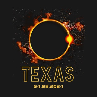 TEXAS Total Solar Eclipse 2024 April 8th Souvenir T-Shirt