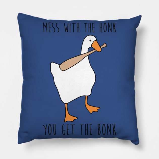 untitled goose game Pillow by jodyeilish