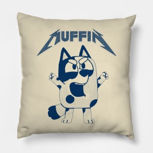 Muffin Bluey Metal Pillow