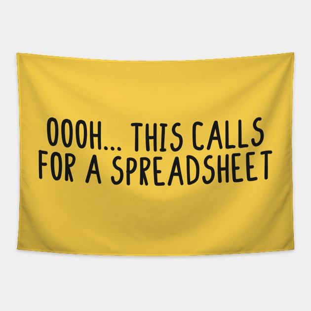 oooh... this calls for a spreadsheet Tapestry by BijStore