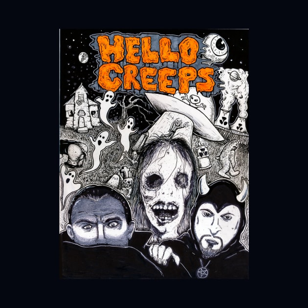 Hello, Creeps! 2019 Logo by hellocreepspodcast