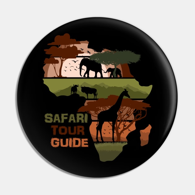 Safari Tour Guide Pin by Nerd_art