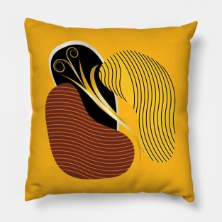 Beautiful Organic Minimalist Abstract Pillow