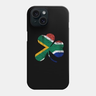 South Africa Flag Shamrock St Patrick's Day Phone Case