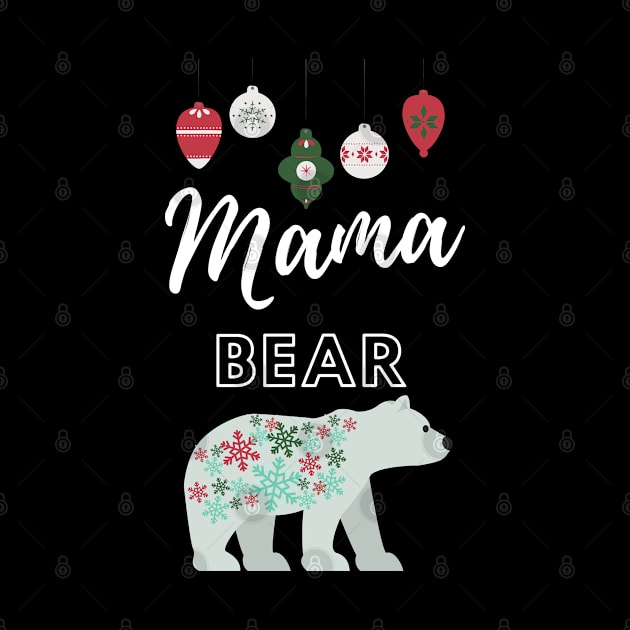 Christmas Theme Polar Mama Bear by EdenLiving