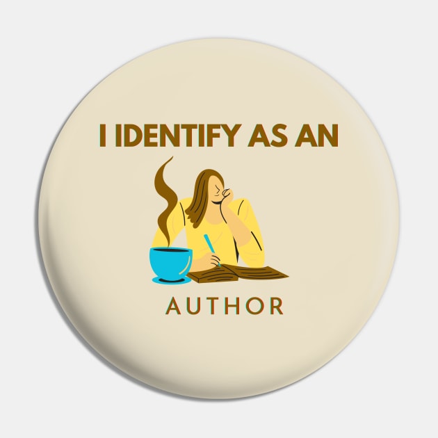 I identify as an Author Pin by PetraKDesigns