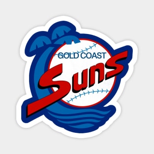 Original Gold Coast Suns Baseball Magnet