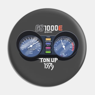 The legendary GS 1000 E Motorcyle Ton Up Pin