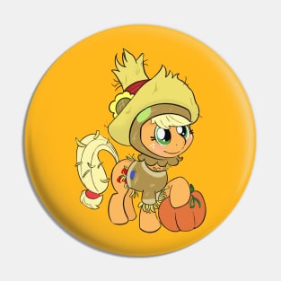 Scarecrow Applejack Pin