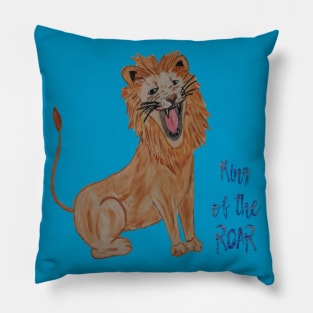 King of the Roar - Lion Pillow