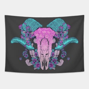 Witchy Skull Tapestry