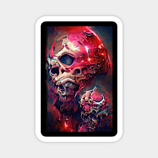 Apocalypse Skull Magnet