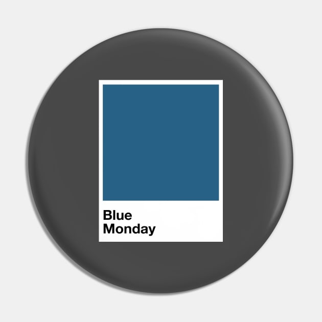Pantone Blue Monday Pin by Perezzzoso