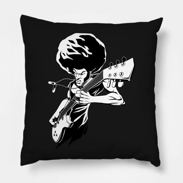 Afro Rock Pillow by Styleuniversal