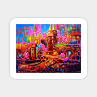 Chocolate World Art Magnet