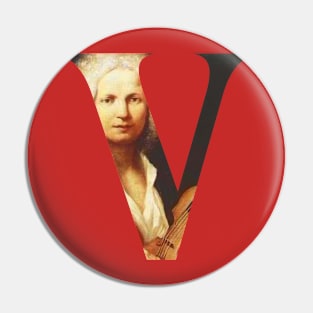 V for Vivaldi Pin