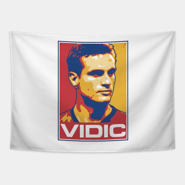 Vidic - SERBIA Tapestry by DAFTFISH