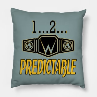 Wrestling Champion Belt Predictable Pillow