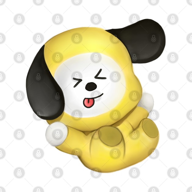 BT21 BTS KPOP CUTE CHIMMY JIMIN by moonquarius