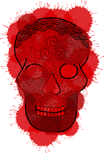 Bloody skull Magnet