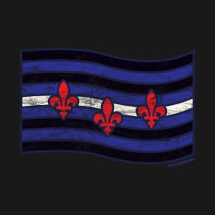 NOLeatherA (New Orleans City Leather Pride Flag) T-Shirt