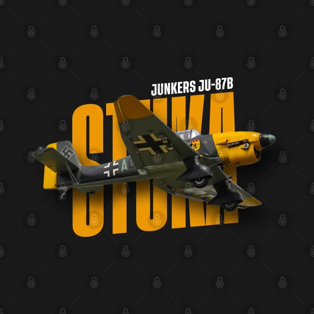 Stuka Legendary Aircraft of world war 2 by Rflectionart