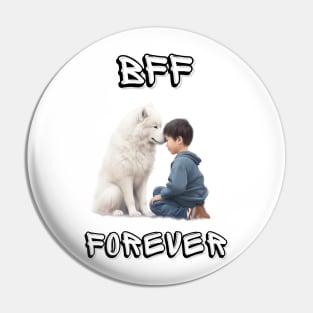 Samoyed, BFF Forever, the most adorable best friend gift to a Samoyed Lover! Pin