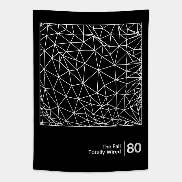 Totally Wired - Minimal Style Graphic Artwork Design Tapestry by saudade