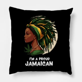 I'm A Proud Jamaican Pillow