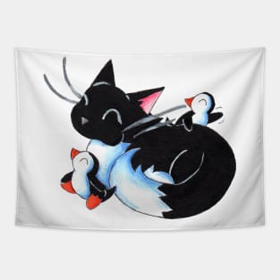 Tuxedo Trio Tapestry