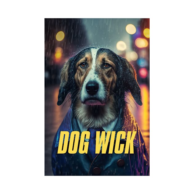 Dog Wick #5 with text by aifuntime