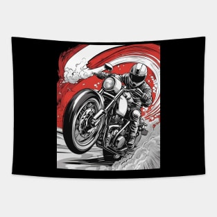 Motobiker Life Tapestry