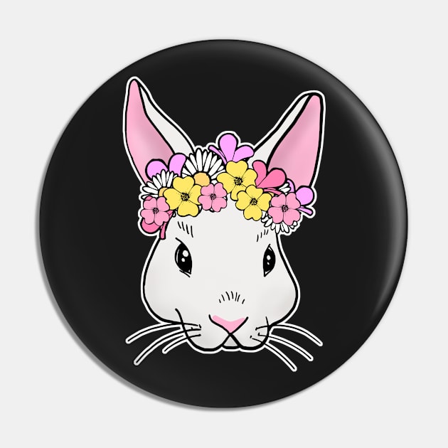 Rabbit with flower head happy easter 2021 Pin by Mesyo