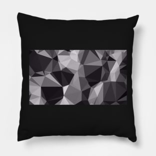 Geometric greyscale Pillow